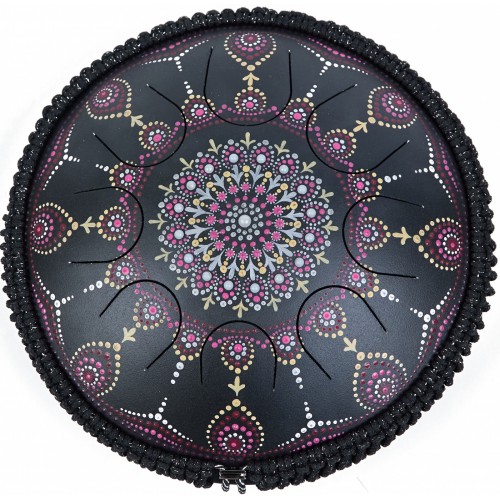 Guru Drum Pink Mandala