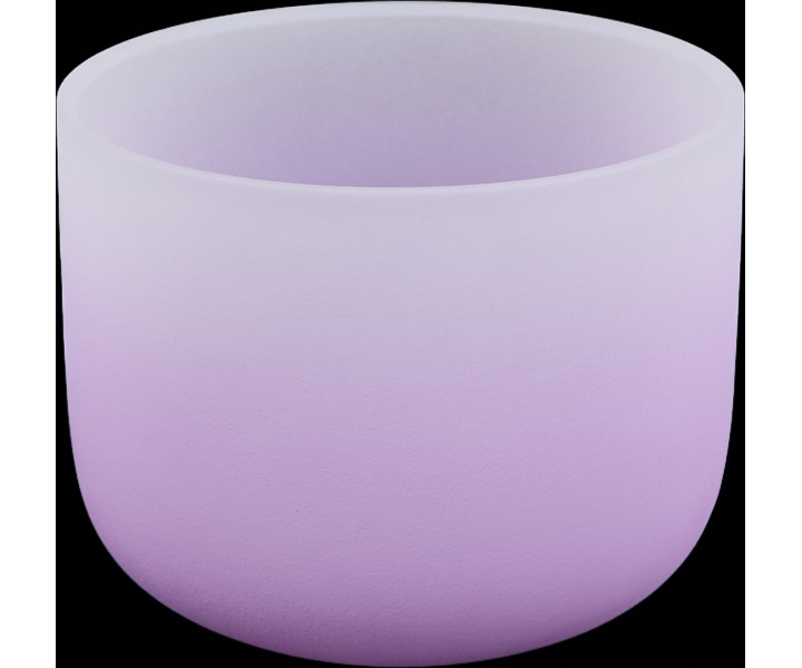 Colored crystal bowl B — "Consciousness" (7th chakra)