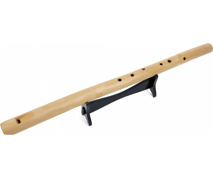 Meditation flute B made of elder wood