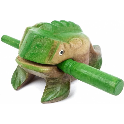 Musical Frog — Brown-Green — Small