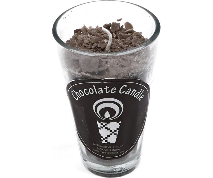 Natural candle in a jar&nbsp;-&nbsp;chocolate